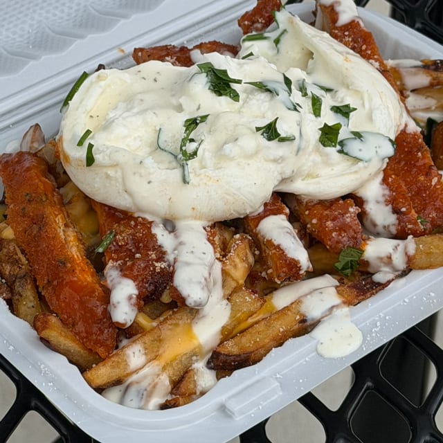 Burrata Buffalo Fries.