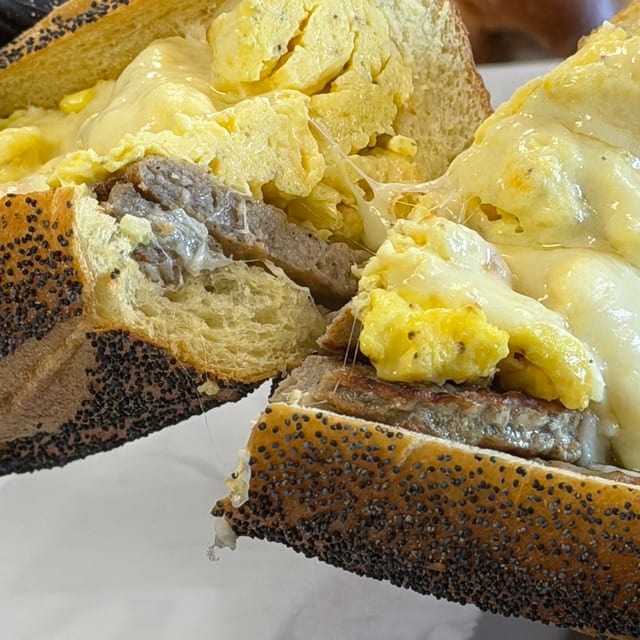 Sausage, Egg & Cheese Sandwich.