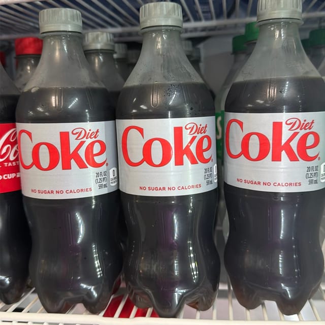 20oz Diet Coke.