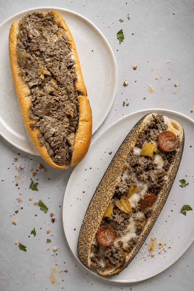 Cheese Steak Tray.