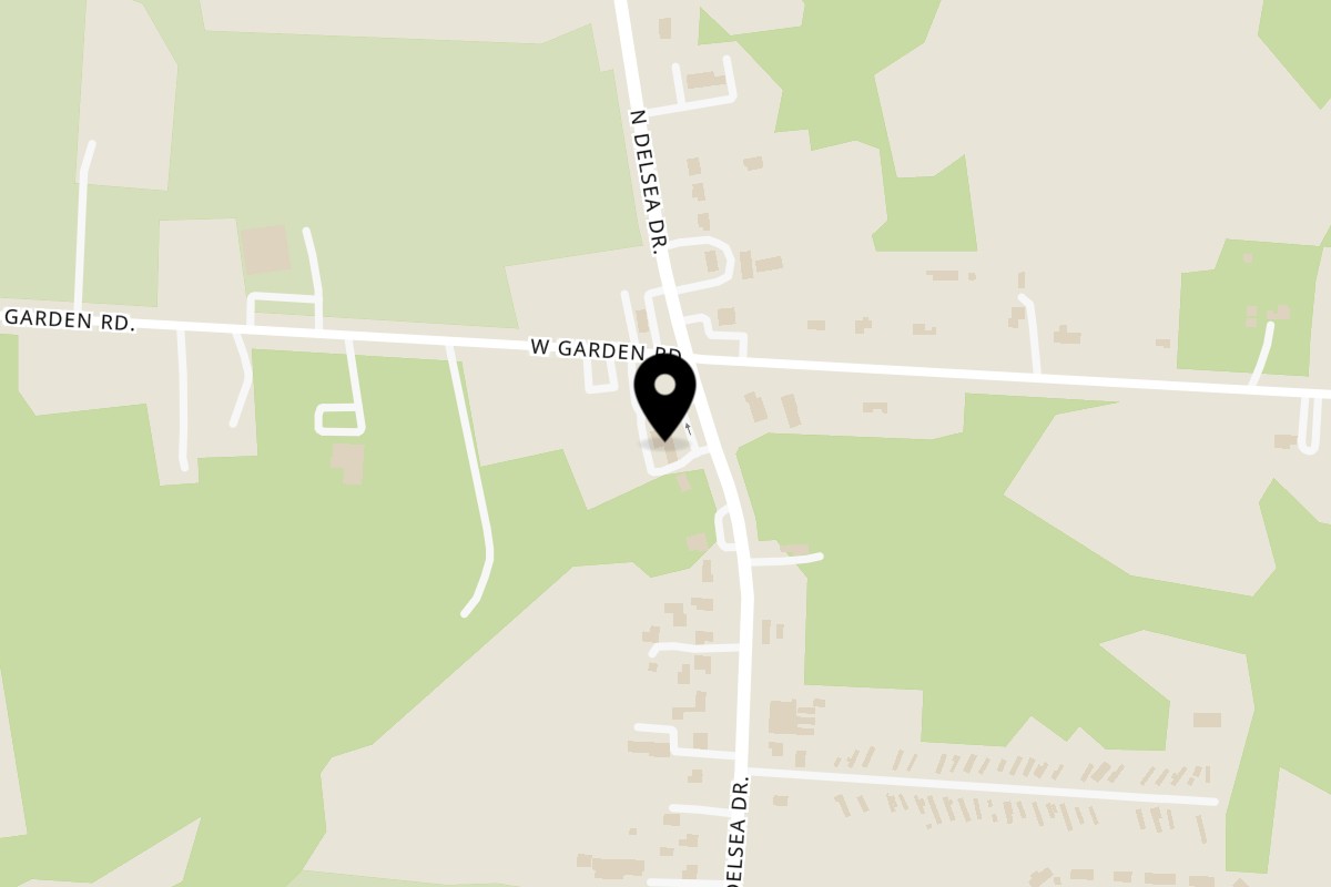 Map showing the location of Delsea Steaks on 2302 N Delsea Dr in Vineland